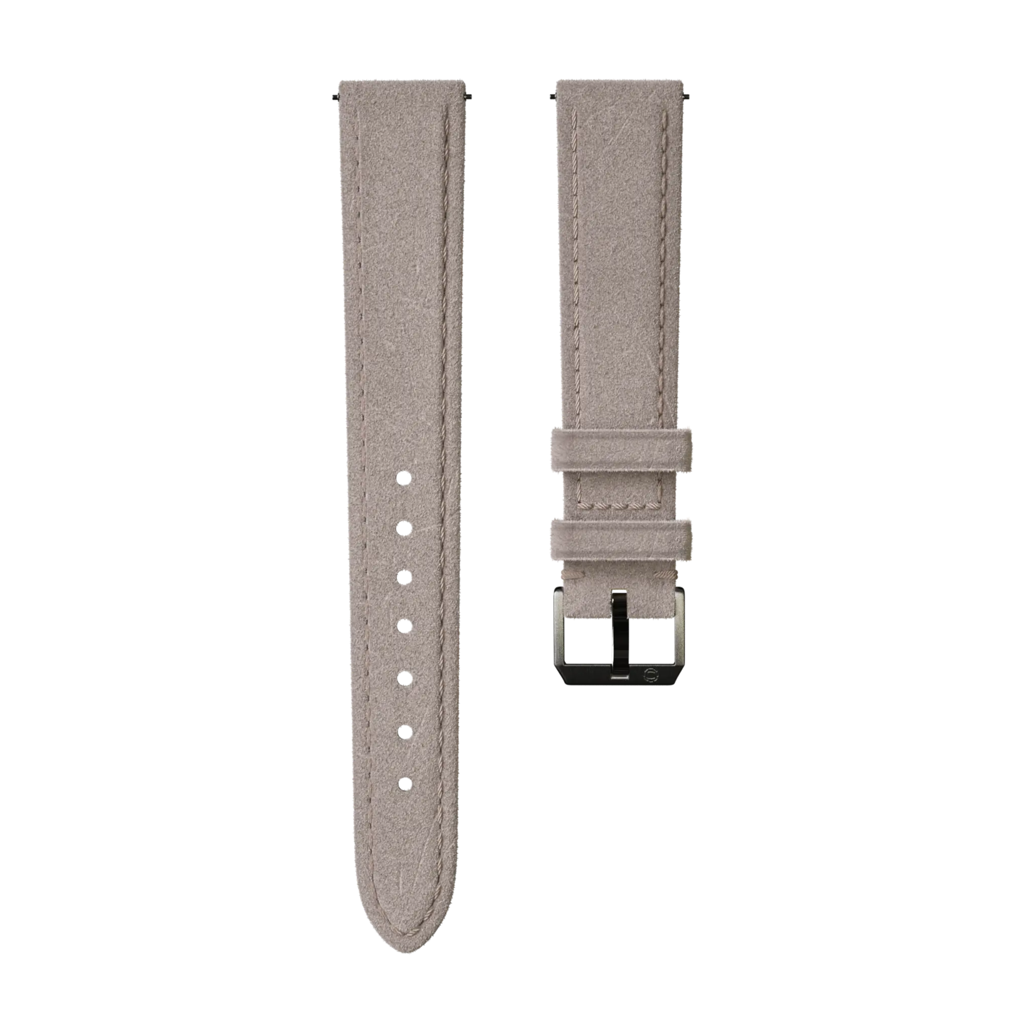 Suede leather strap Grey