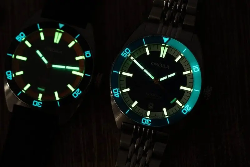 Super-LumiNova®… und die Uhr leuchtet!