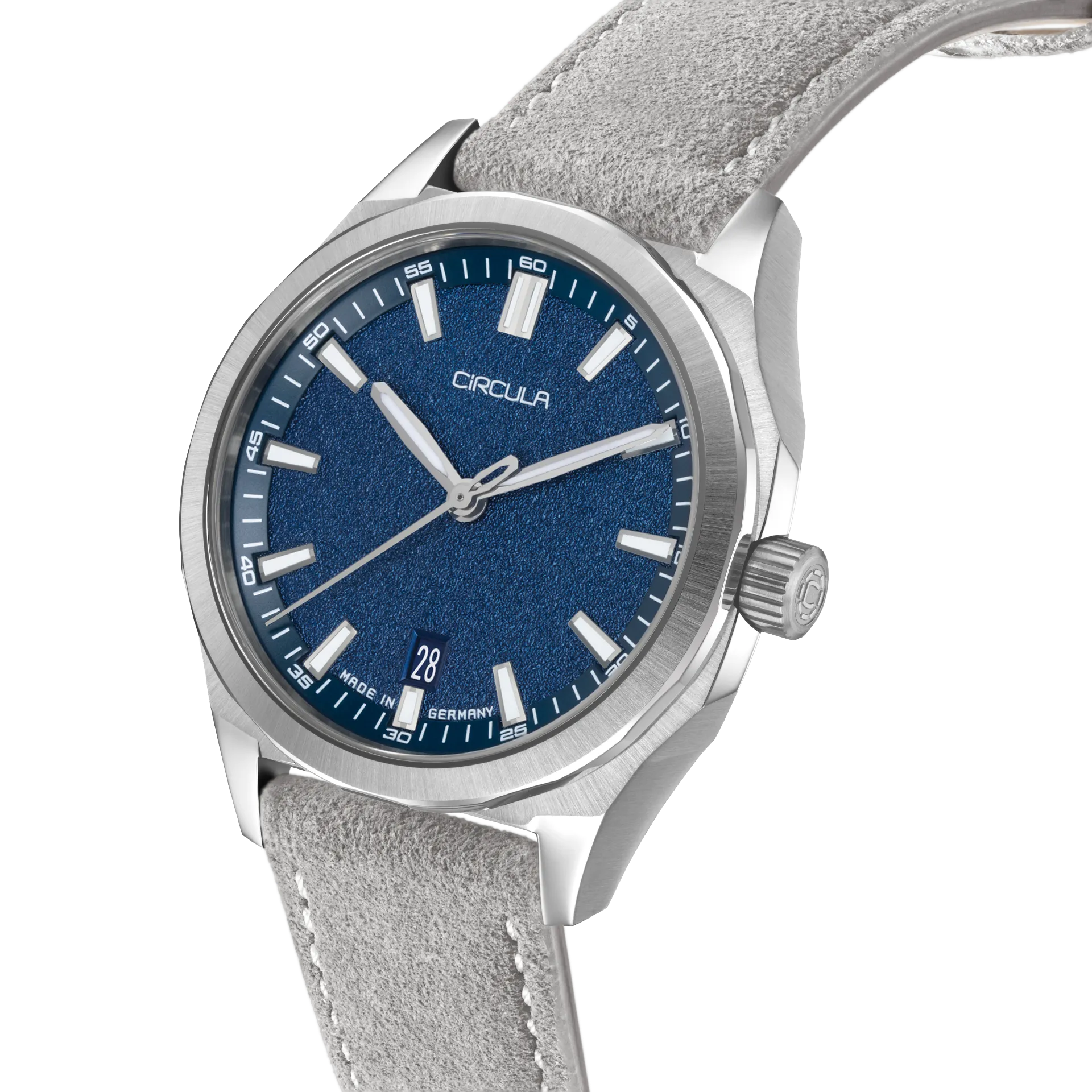 Facet 41 Blau - Veloursband