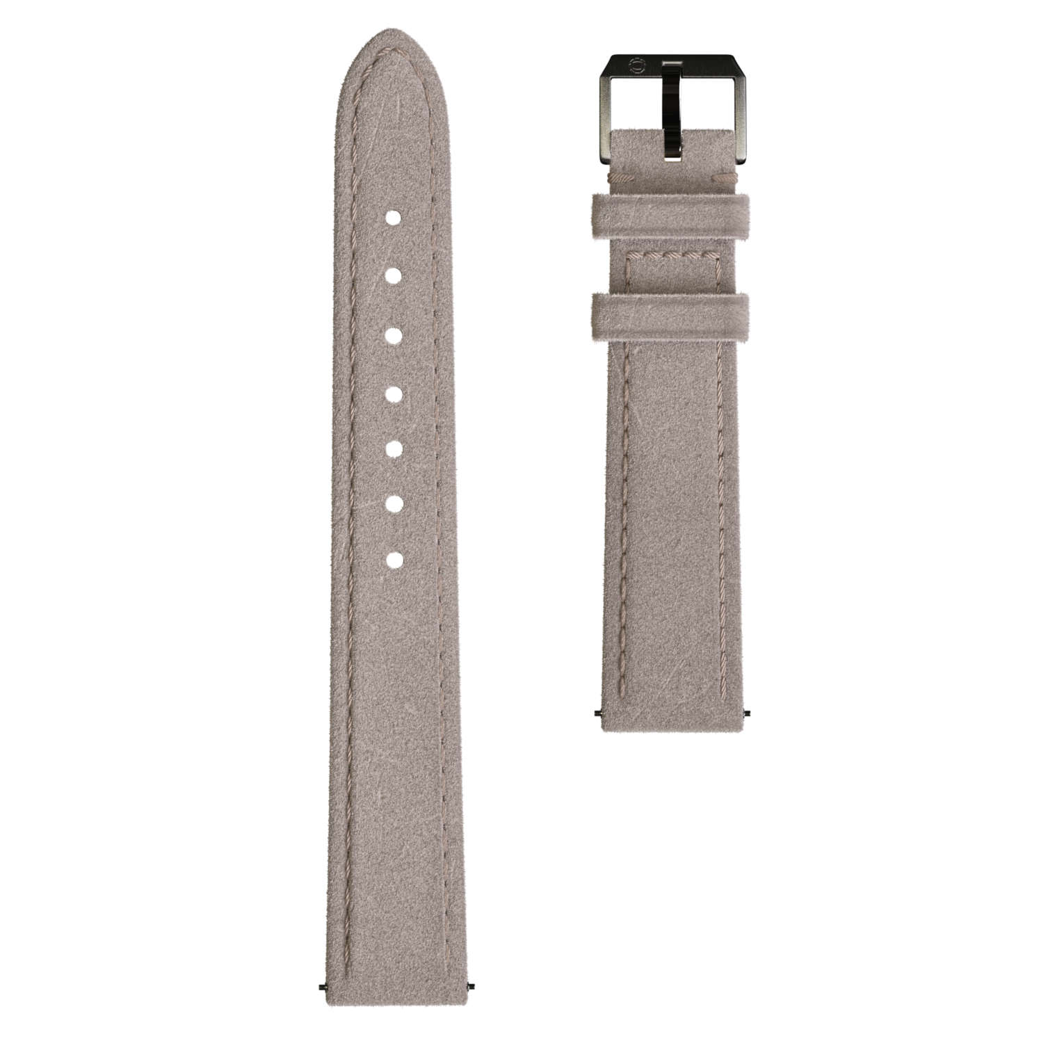 Velours Lederband Grau Velours Lederband Grau
